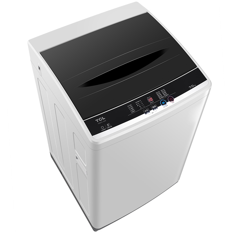 tcl 7公斤 全自动波轮洗衣机 一键脱水 24小时预约(宝石黑) xqb70