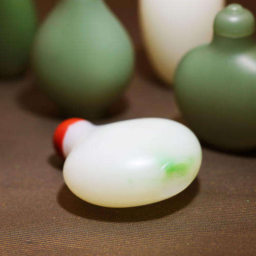 和田玉/南红鼻烟壶--岁岁平安 商品图3