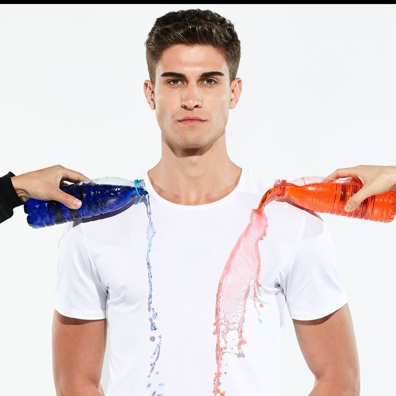 黑科技纳米防水防污t恤拍一发六