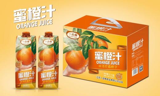 蜜橙汁 1L箱装涟水休闲饮料品 商品图0