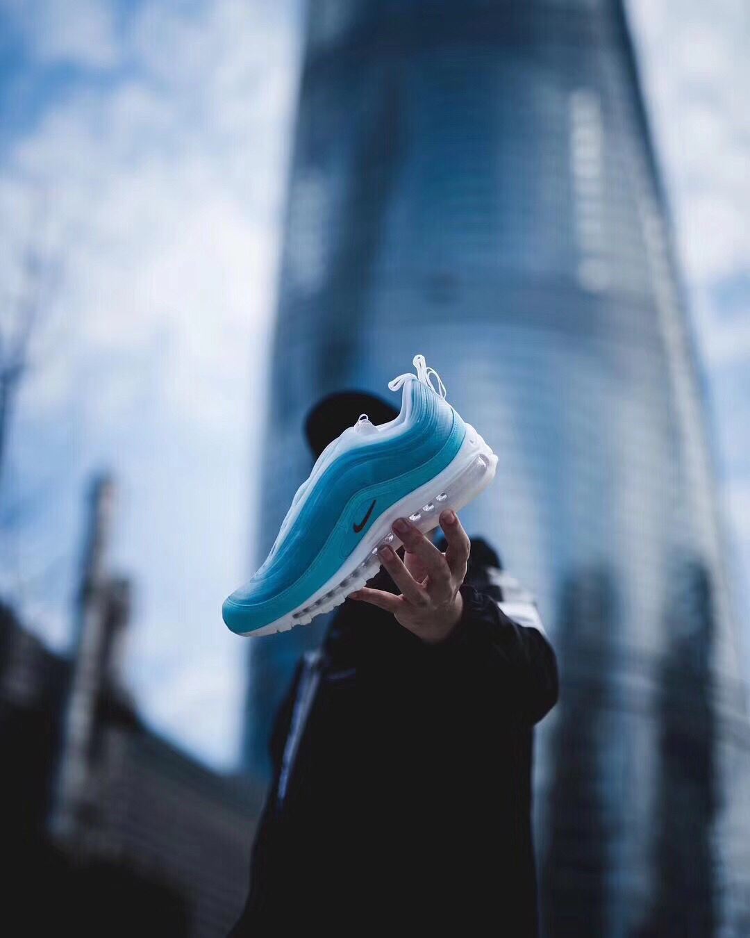 【上海限定】nk air max 97 万花筒上海限定 薄荷绿云层 ci1508-400