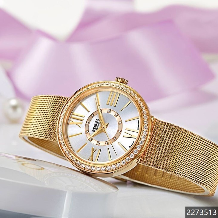 特卖价559 begeel宾爵 巴黎魅影石英女士手表 d2273513zzw