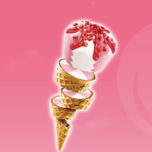 可爱多草莓口味冰激凌 67g/支 商品图2