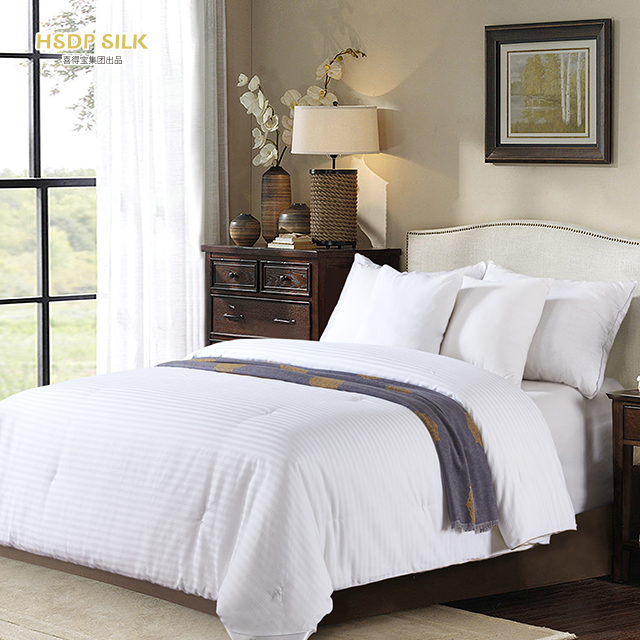 喜得宝荣誉出品hsdp品牌100桑蚕丝四季蚕丝被子母被