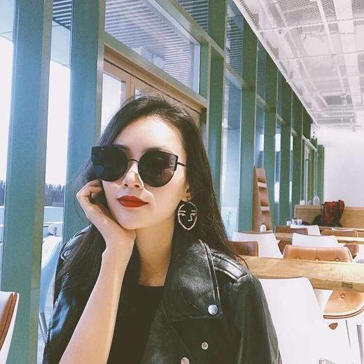 【现货秒发】韩国东大门gm墨镜新款秦岚同款范冰冰同款猫眼大V眼镜 商品图9