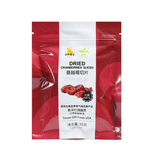 自然果实蔓越莓干切片55g 商品图0