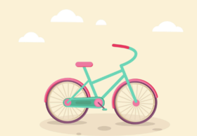 缠着绷带的自行车