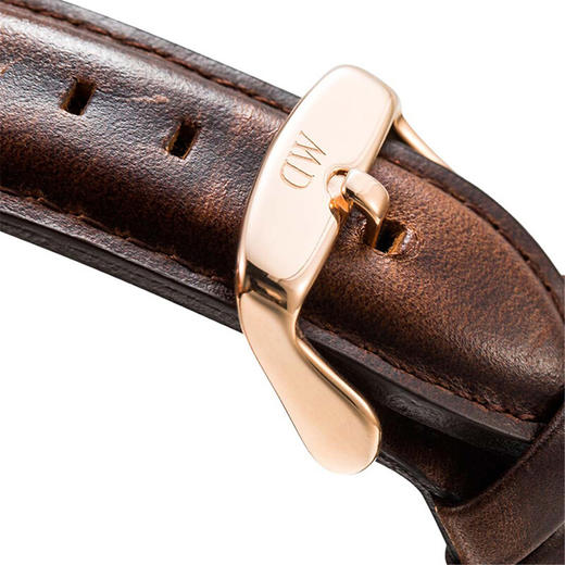 daniel wellington 丹尼尔惠灵顿 棕色表带不锈钢表盘女士手表 0511dw