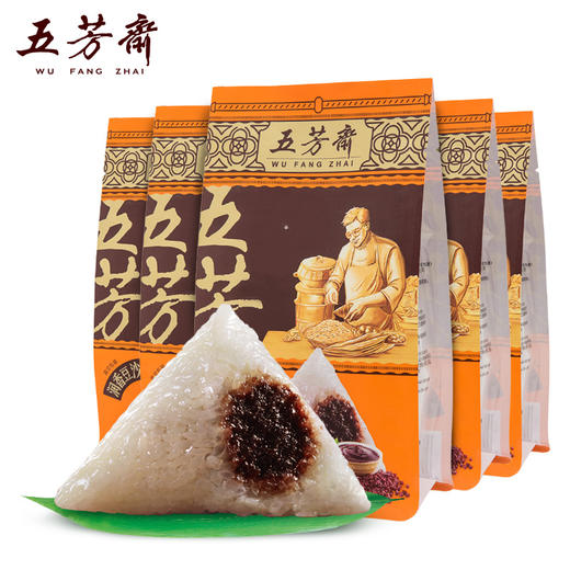五芳斋 润香豆沙粽5袋 140克*2只*5袋 真空袋装粽子嘉兴特产 商品图0