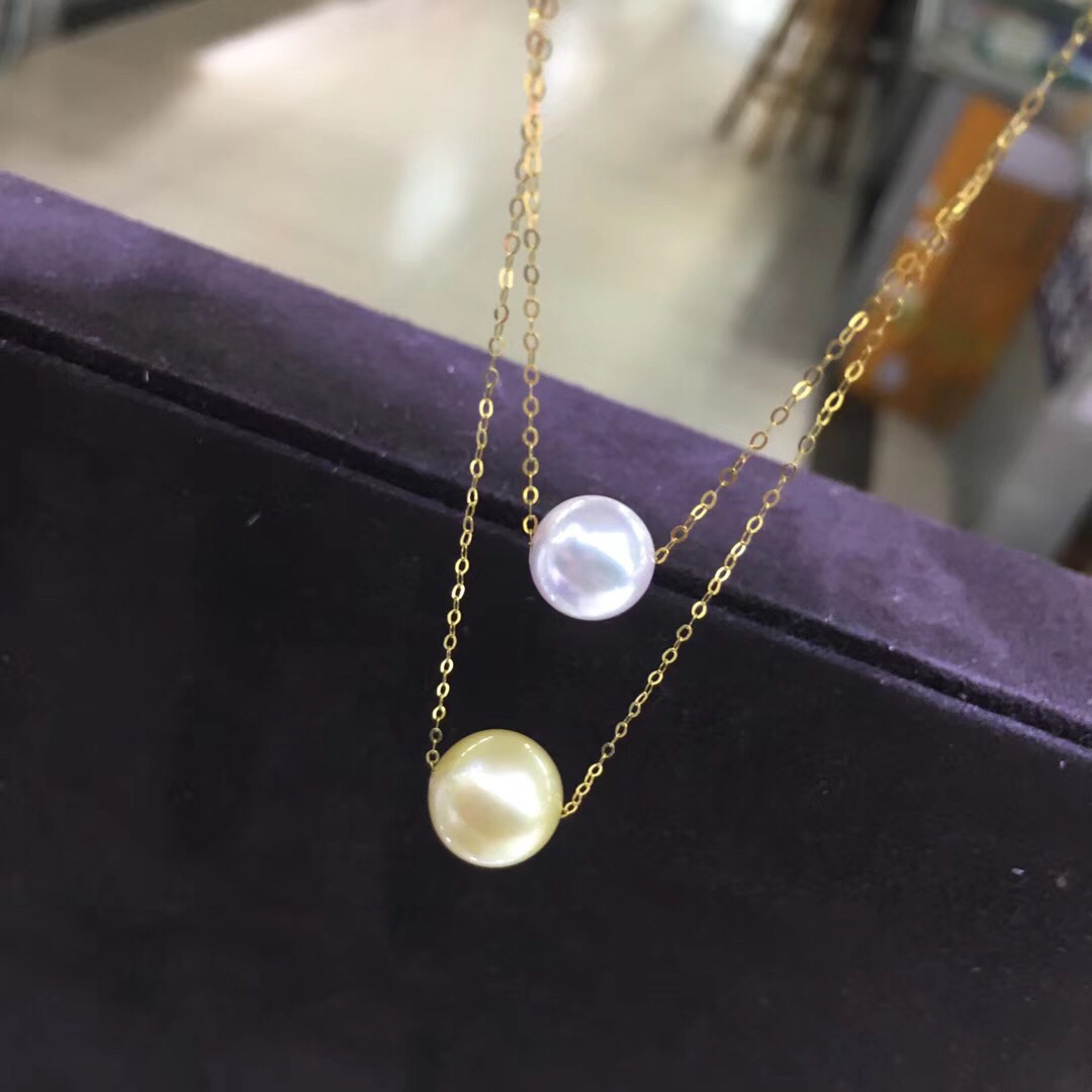 一颗非常漂亮的日本akoya,8～8.