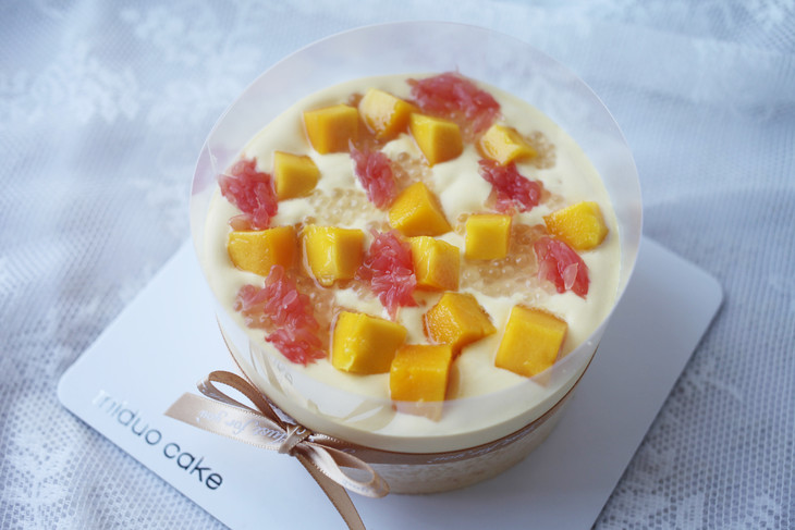 下午茶|杨枝甘露爆浆蛋糕