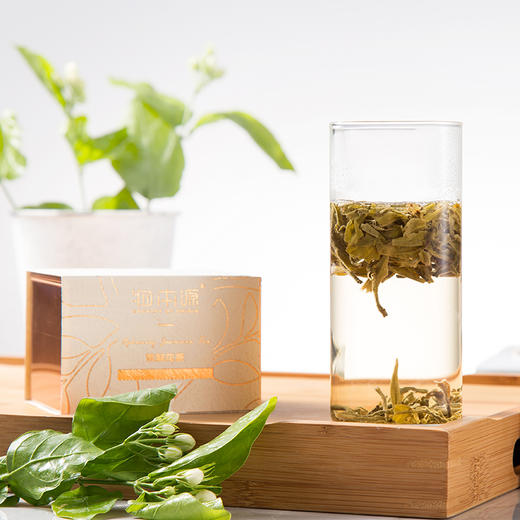物本源有机无农药茶叶—茉莉雪龙（铁盒）35g 商品图2