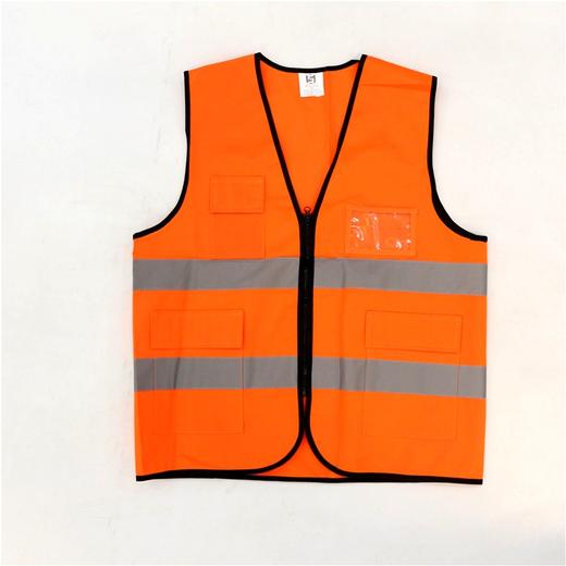 【007加厚四口袋反光衣】加厚多袋拉链反光衣Reflective Vest 商品图1
