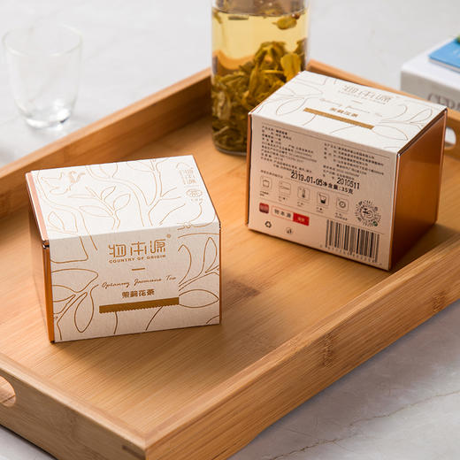 物本源有机无农药茶叶—茉莉雪龙（铁盒）35g 商品图0