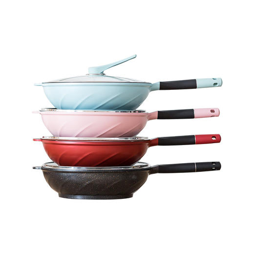 韩国 迪迪尼卡 麦饭石不粘锅 32CM黑色【一般贸易】
 商品图0