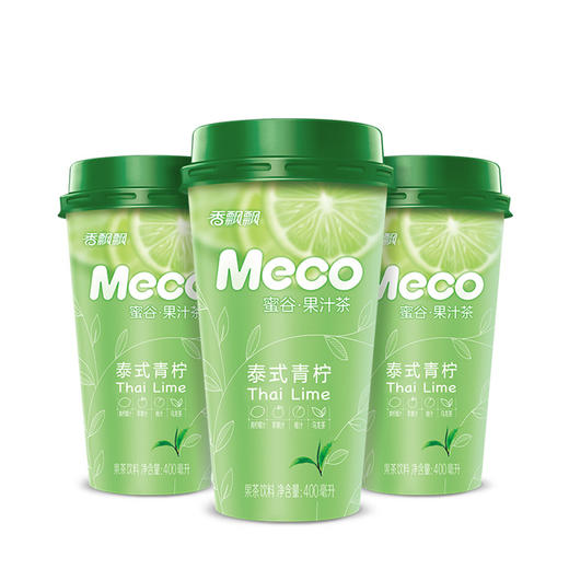 F202香飘飘|蜜谷泰式青柠茶果汁饮料 400ml/杯 商品图1
