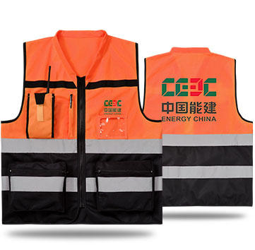 【PRO-015拼色反光衣】高亮多袋拼色反光马甲立领款Reflective Vest 商品图5