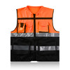 【PRO-015拼色反光衣】高亮多袋拼色反光马甲立领款Reflective Vest 商品缩略图3