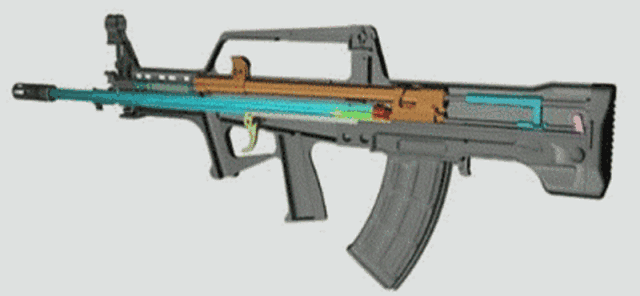 【军武出品】qbz95轻武器文化t恤