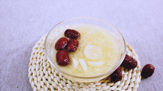 孕早期食谱 | 孕早期吃什么补充叶酸，试试这道大枣山药粥，孕妈营养早餐好选择 商品图0