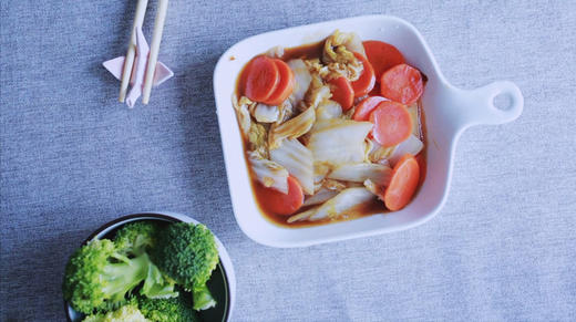 孕早期食谱 | 夏天闷热吃不下饭？试试这道糖醋白菜，酸甜开胃又易上手！ 商品图0