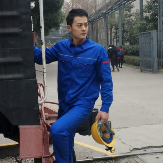 【头号标兵JKS01】全工艺CVC纱斜高品质反光工作服套装-3色可选 商品图4