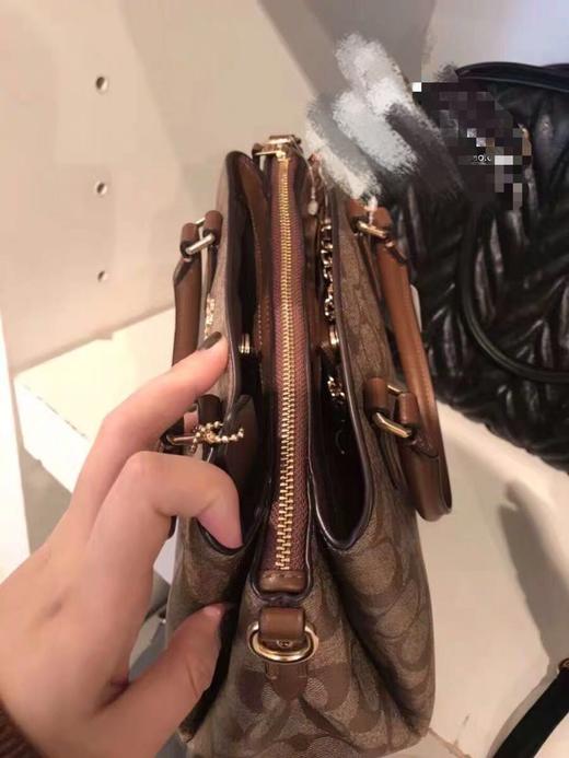 coach蔻驰 中号 新款杀手包双拉链手提 单肩 斜挎包