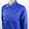 【头号标兵 9018款】艳兰色涤棉纱卡工作服套装：全工艺（磨毛） 商品缩略图2