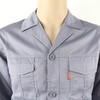 【头号标兵 6009款】长/短袖 深灰色涤棉•32纱斜工装服套装-夏装 商品缩略图7