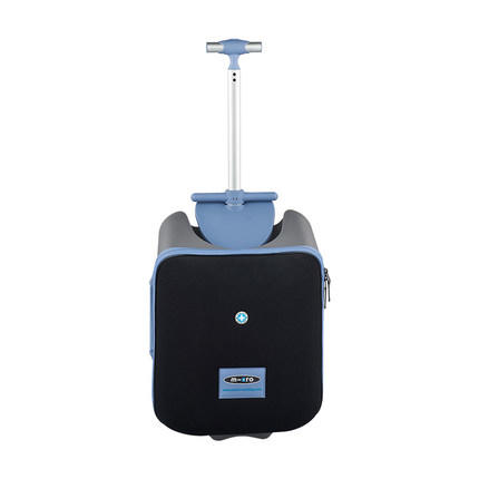 瑞士micro米高儿童懒人箱行李箱小孩 可坐骑宝宝儿童旅行箱 蓝色 商品图2