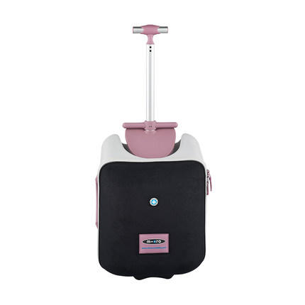 瑞士micro米高儿童懒人箱行李箱小孩 可坐骑宝宝儿童旅行箱 蓝色 商品图1