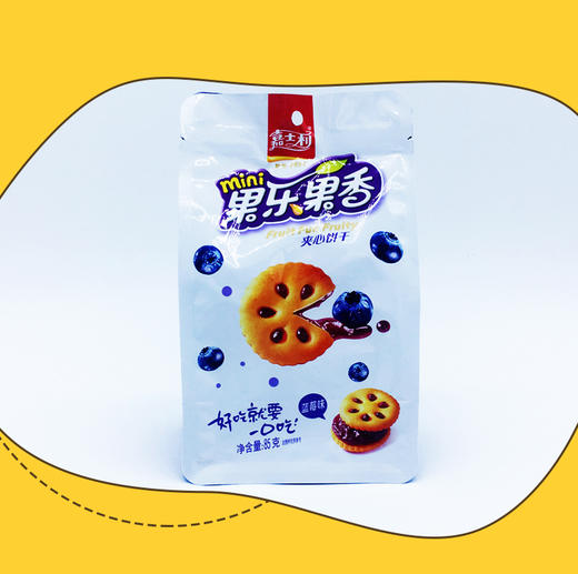 嘉士利果乐果香夹心饼干85g 儿童迷你小饼干独立包装零食小吃