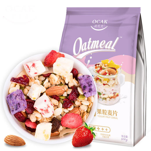 欧扎克酸奶果粒坚果麦片一袋 商品图0