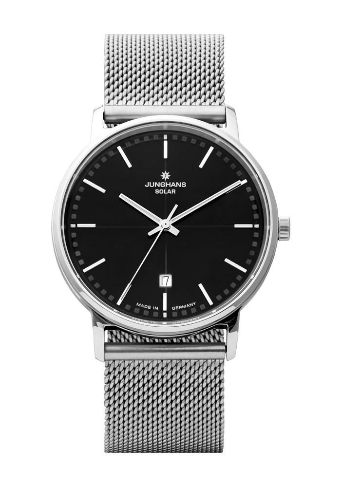 junghans 荣汉斯手表 全自动镂空机械表 轻商务钢带男士手表