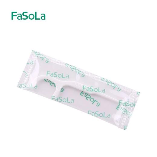 FaSoLa圆线丝滑牙线棒经典超细牙线剔牙线家庭装安全牙线棒牙签50支 商品图4