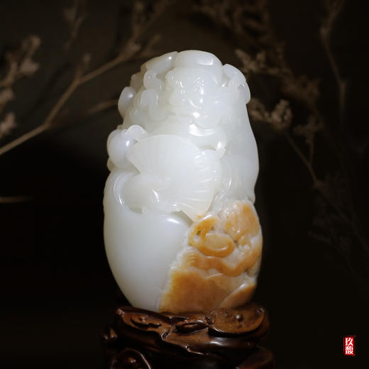 和田玉（羊脂玉）独籽摆件--钟馗 275g 商品图0