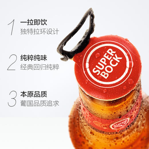 葡萄牙超级波克啤酒 5.2%Vol 250ml*24瓶 商品图2