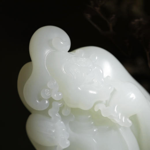 和田玉（羊脂玉）独籽摆件--济公 356g 商品图1