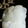 和田玉（羊脂玉）独籽摆件--钟馗 275g 商品缩略图2