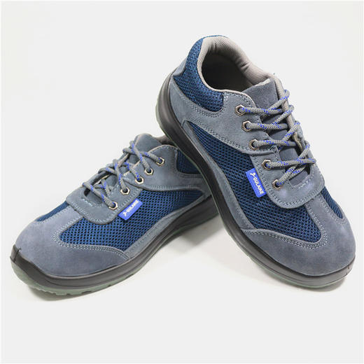 【固莱科088双钢】安全鞋防砸防穿刺AN1标准 二层牛皮 荔枝纹 高密度PU大底劳保鞋 商品图2