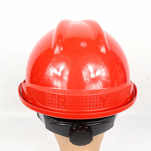 【荣裕188T-V型安全帽】v型ABS安全帽 防砸头盔建筑施工地高强度头部防护-188T 透气 商品图4
