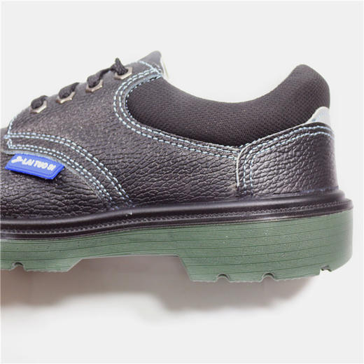 【莱托斯809双钢】安全鞋防砸防穿刺AN1标准 二层牛皮 荔枝纹 高密度PU大底劳保鞋 商品图5