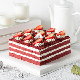 魔都红丝绒（改良版鲜奶油款，横切面不是那么整齐）