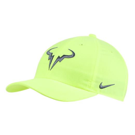 耐克(nike)网球帽 纳达尔 2019新款法网温网 牛头标志运动帽有顶帽