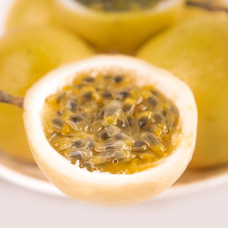 【黄金百香果】 不加蜂蜜直接吃 比红皮的更水