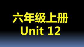 六上U12-知识点与练习 新