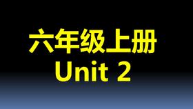 六上U2-知识点与练习