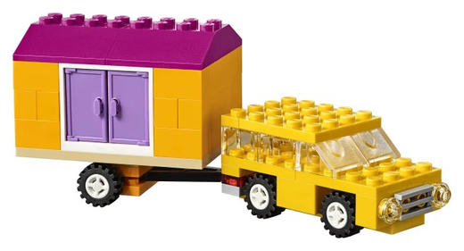 乐高 多轮创意拼砌蓝(10715)