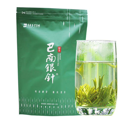 【巴南银针明前100g】2026新茶/绿茶/商务装（4g✖25） 商品图0