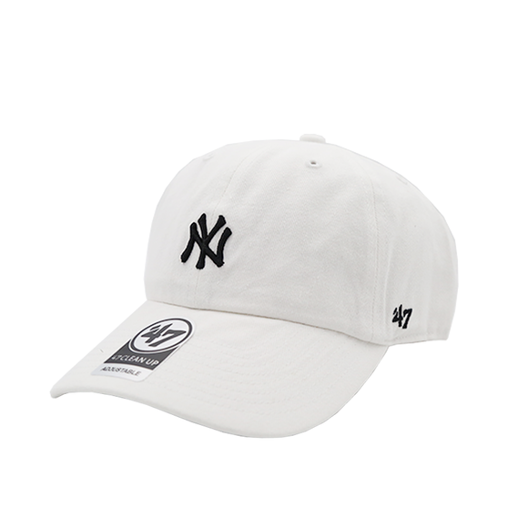 47brand Mlb洋基队ny标志棒球帽白色